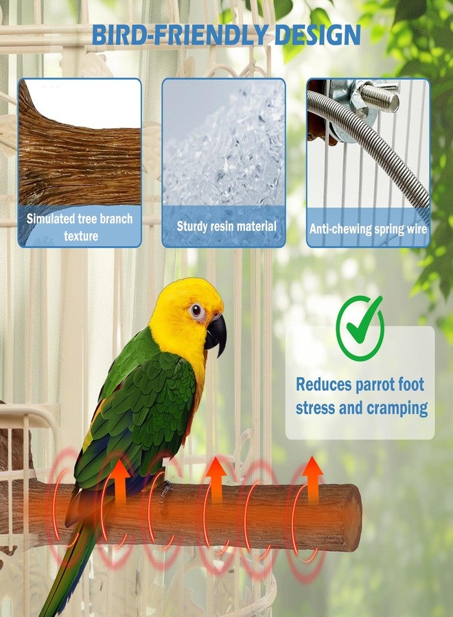 WEIYOONS Heated Bird Perch Birdcage Heater Birds Warmer for Cage Adjustable Temperature Winter Birds Heater for Parrots Conure Cockatiels Parakeets Small Bird - Image 4